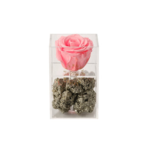
            
                Load image into Gallery viewer, 1 Rose&amp;lt;br&amp;gt; Pink/Pyrite
            
        